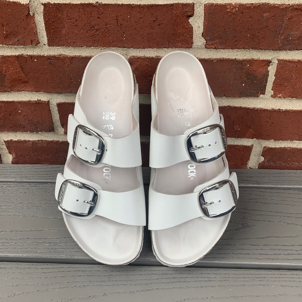 Birkenstock Big Buckle Arizona Sandals, 39R/8-8.5